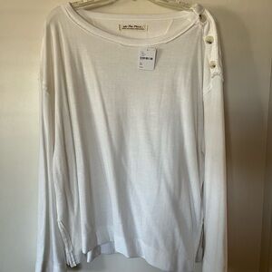 BRAND NEW FREE PEOPLE LONG SLEEVE TOP,  NWT!